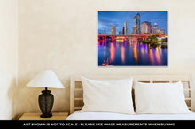 Load image into Gallery viewer, Gallery Wrapped Canvas, Tampa Florida Downtown