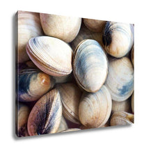 Load image into Gallery viewer, Gallery Wrapped Canvas, Raw Clams In The Market