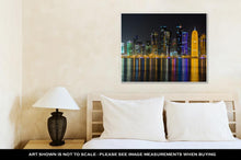 Load image into Gallery viewer, Gallery Wrapped Canvas, The Skyline Of Doha Qatar