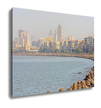 Load image into Gallery viewer, Gallery Wrapped Canvas, Mumbai Capital Of India Skyline