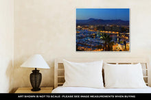Load image into Gallery viewer, Gallery Wrapped Canvas, Los Cabos Cabo San Lucas Mexico Night View Of City And Marina