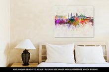 Load image into Gallery viewer, Gallery Wrapped Canvas, Mexico City V2 Skyline In Watercolor