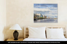 Load image into Gallery viewer, Gallery Wrapped Canvas, Liffey River In Dublin