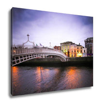 Load image into Gallery viewer, Gallery Wrapped Canvas, Hapenny Bridge Dublin