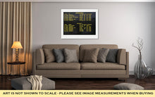 Load image into Gallery viewer, Gallery Wrapped Canvas, Airport Board Showing Departures And Arrivals To Various Cities Isolated On