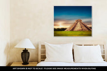 Load image into Gallery viewer, Gallery Wrapped Canvas, Pyramid In Chichen Itza