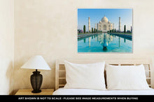 Load image into Gallery viewer, Gallery Wrapped Canvas, The Morning View Of Taj Mahal Monument India