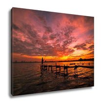Load image into Gallery viewer, Gallery Wrapped Canvas, Sunset In West Lake Hanoi Vietnam