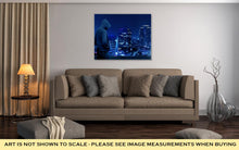 Load image into Gallery viewer, Gallery Wrapped Canvas, Computer Hacker Standing On The Rooftop