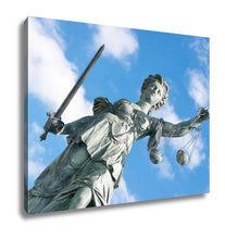 Load image into Gallery viewer, Gallery Wrapped Canvas, Lady Justice Frankfurt