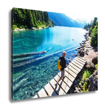 Load image into Gallery viewer, Gallery Wrapped Canvas, Hike On Garibaldi Lake Near Whistler BC Canada