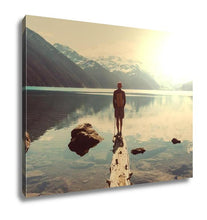 Load image into Gallery viewer, Gallery Wrapped Canvas, Hike On Garibaldi Lake Near Whistler BC Canada