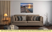 Load image into Gallery viewer, Gallery Wrapped Canvas, Pier With Sunrise Sunstar