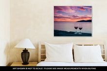Load image into Gallery viewer, Gallery Wrapped Canvas, Romantic Sunset In West Vancouver