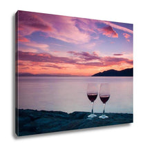 Load image into Gallery viewer, Gallery Wrapped Canvas, Romantic Sunset In West Vancouver