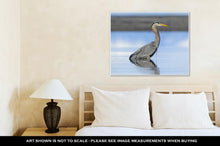 Load image into Gallery viewer, Gallery Wrapped Canvas, Great Blue Heron Ardea Herodias