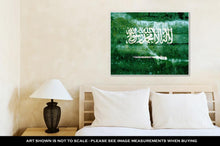 Load image into Gallery viewer, Gallery Wrapped Canvas, Saudi Arabia Flag