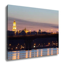 Load image into Gallery viewer, Gallery Wrapped Canvas, Beautiful Kiev Skyline At Sunset UKraine