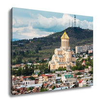 Load image into Gallery viewer, Gallery Wrapped Canvas, View Of Sameba Or Holy Trinity Cathedral Of Tbilisi The Main Georgian Orthodox