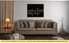 Load image into Gallery viewer, Gallery Wrapped Canvas, Docks And Pero Bridge In Bristol By Night