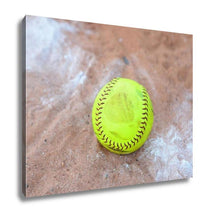 Load image into Gallery viewer, Gallery Wrapped Canvas, Softball Is A Variant Of Baseball Played With A Larger Ball On A Smaller Field