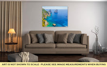 Load image into Gallery viewer, Gallery Wrapped Canvas, Faraglioni Rocks Island Of Capri Italy Tiltshift Effect Applied