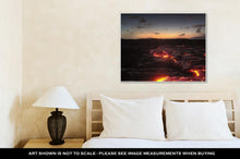 Load image into Gallery viewer, Gallery Wrapped Canvas, Hawaii Lava Flow At Kilauea Volcano