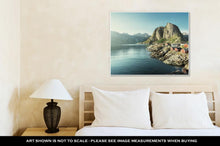 Load image into Gallery viewer, Gallery Wrapped Canvas, Fishing Hut In The Hamnoy Reine Lofoten Islands Norway