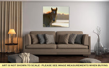 Load image into Gallery viewer, Gallery Wrapped Canvas, New Young Foal On Field At Sunset
