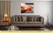 Load image into Gallery viewer, Gallery Wrapped Canvas, Container Truck In Shipping Port Container Dock And Freight Cargo Plane Flying