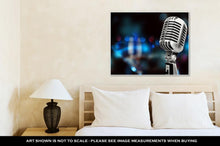 Load image into Gallery viewer, Gallery Wrapped Canvas, Silver Microphone