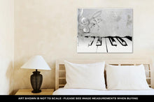 Load image into Gallery viewer, Gallery Wrapped Canvas, Grunge Music Piano Sheet Music