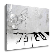 Load image into Gallery viewer, Gallery Wrapped Canvas, Grunge Music Piano Sheet Music