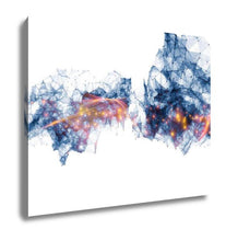 Load image into Gallery viewer, Gallery Wrapped Canvas, Linear Network Wave