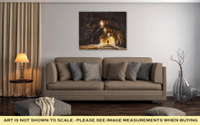 Load image into Gallery viewer, Gallery Wrapped Canvas, Inside Of The Mine Shaft With Fog Illustration Digital Painting