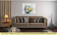 Load image into Gallery viewer, Gallery Wrapped Canvas, Flowers Painting White Roses Floral In Pastel Color