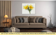 Load image into Gallery viewer, Gallery Wrapped Canvas, Watercolor Painting Yellow Lilies Flower