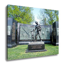 Load image into Gallery viewer, Gallery Wrapped Canvas, The National Seabee Memorial In Arlington National Cemetery Arlington Virginia