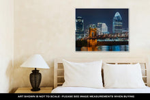 Load image into Gallery viewer, Gallery Wrapped Canvas, Cincinnati Skyline