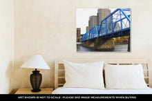 Load image into Gallery viewer, Gallery Wrapped Canvas, Blue Bridge