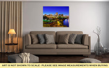 Load image into Gallery viewer, Gallery Wrapped Canvas, Richmond Virginia USA Downtown Skyline