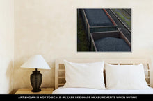 Load image into Gallery viewer, Gallery Wrapped Canvas, Cargo Cars Carrying Coal