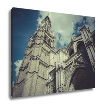 Load image into Gallery viewer, Gallery Wrapped Canvas, Toledo Cathedral Facade Spanish Church