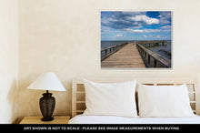 Load image into Gallery viewer, Gallery Wrapped Canvas, Pier In The Chesapeake Bay At Downs Park In Pasadena Maryland