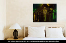 Load image into Gallery viewer, Gallery Wrapped Canvas, Egyptian Temple Haunting Digital Art Fantasy Scene Of Egyptian Pyramid With