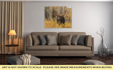 Load image into Gallery viewer, Gallery Wrapped Canvas, Bull Moose In Fall