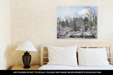 Load image into Gallery viewer, Gallery Wrapped Canvas, Frosty Winter Scene Vertical