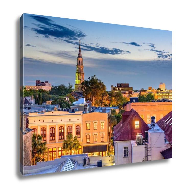 Gallery Wrapped Canvas, Charleston South Carolina Cityscape