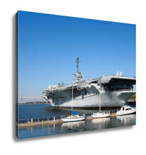 Load image into Gallery viewer, Gallery Wrapped Canvas, Uss Yorktown Aircraft Carrier