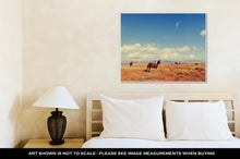 Load image into Gallery viewer, Gallery Wrapped Canvas, Horses On Meadow In Summer